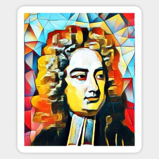 Jonathan Swift abstract Portrait | Jonathan Swift Artwork 2 Sticker